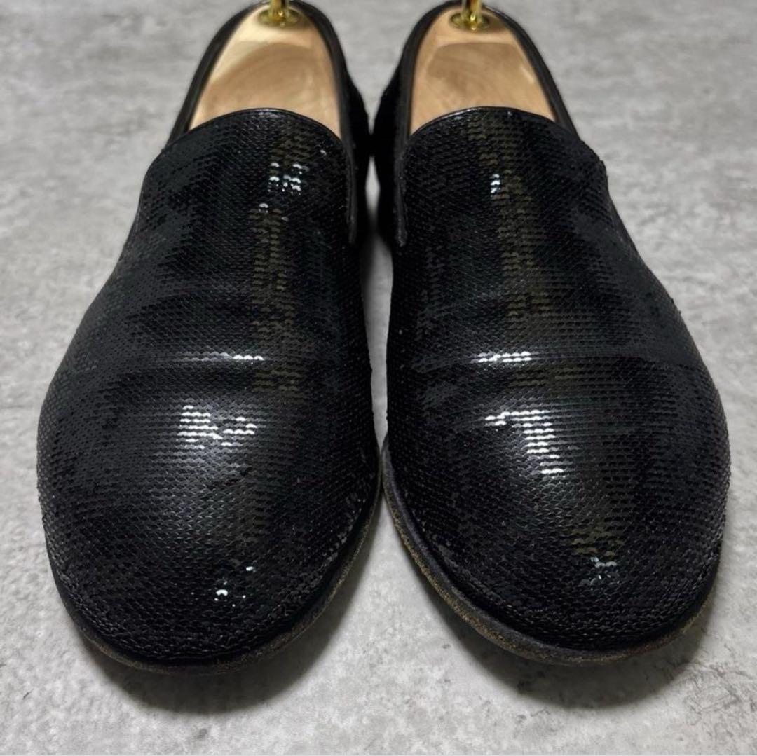 PRADA スパンコール　ローファー