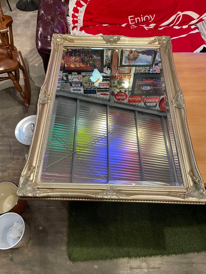 アンティーク　ウォールミラー クラシックスタイル 壁掛け鏡