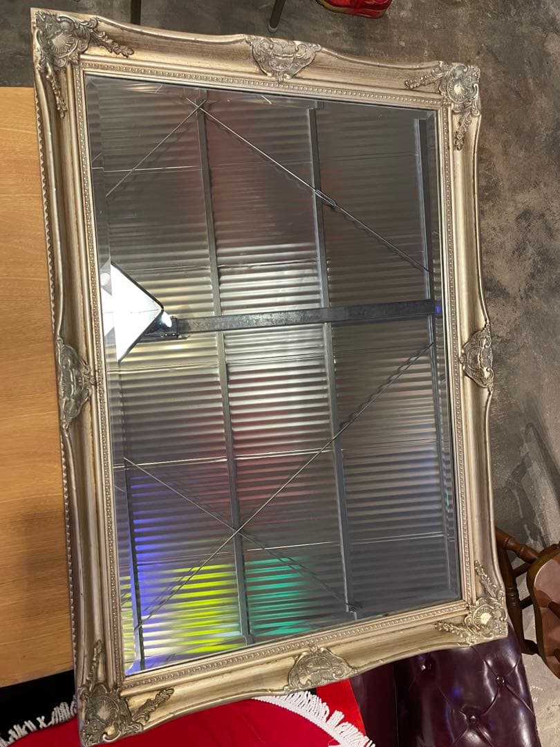 アンティーク　ウォールミラー クラシックスタイル 壁掛け鏡