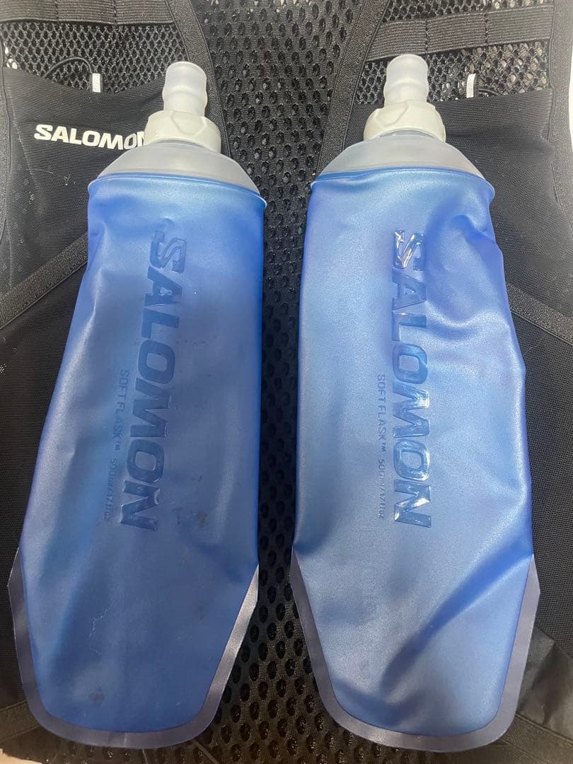 SALOMON ACTIVE SKIN4ブラック ランニングベスト