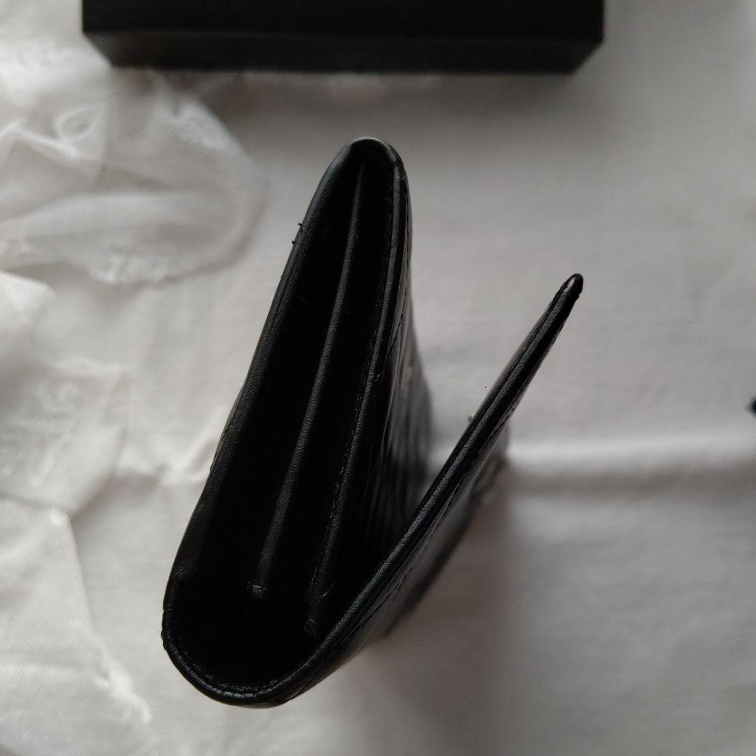 CHANEL カンボンライン 長財布 BLACK×BLACK