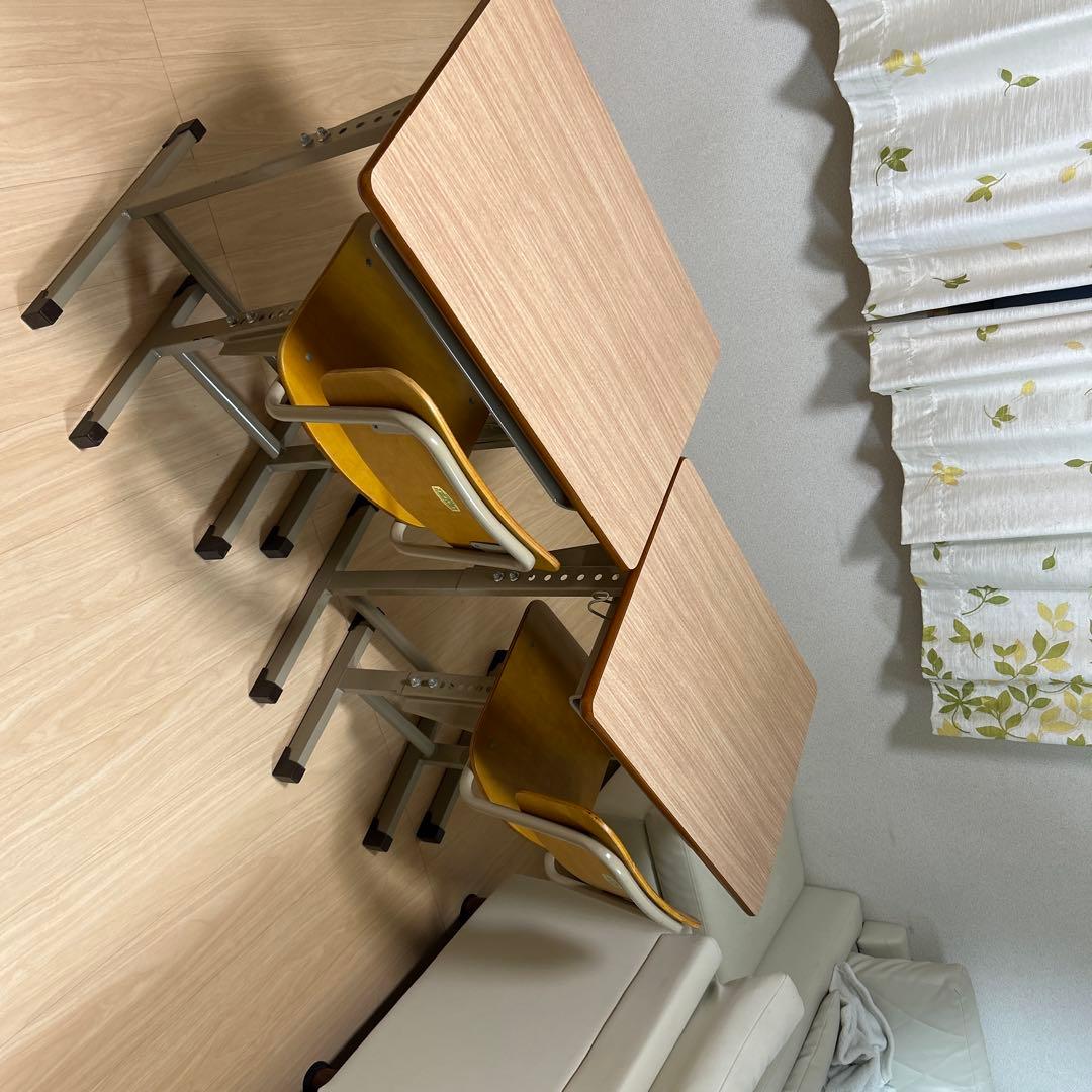 ミハラ学校用家具 勉強机椅子セット