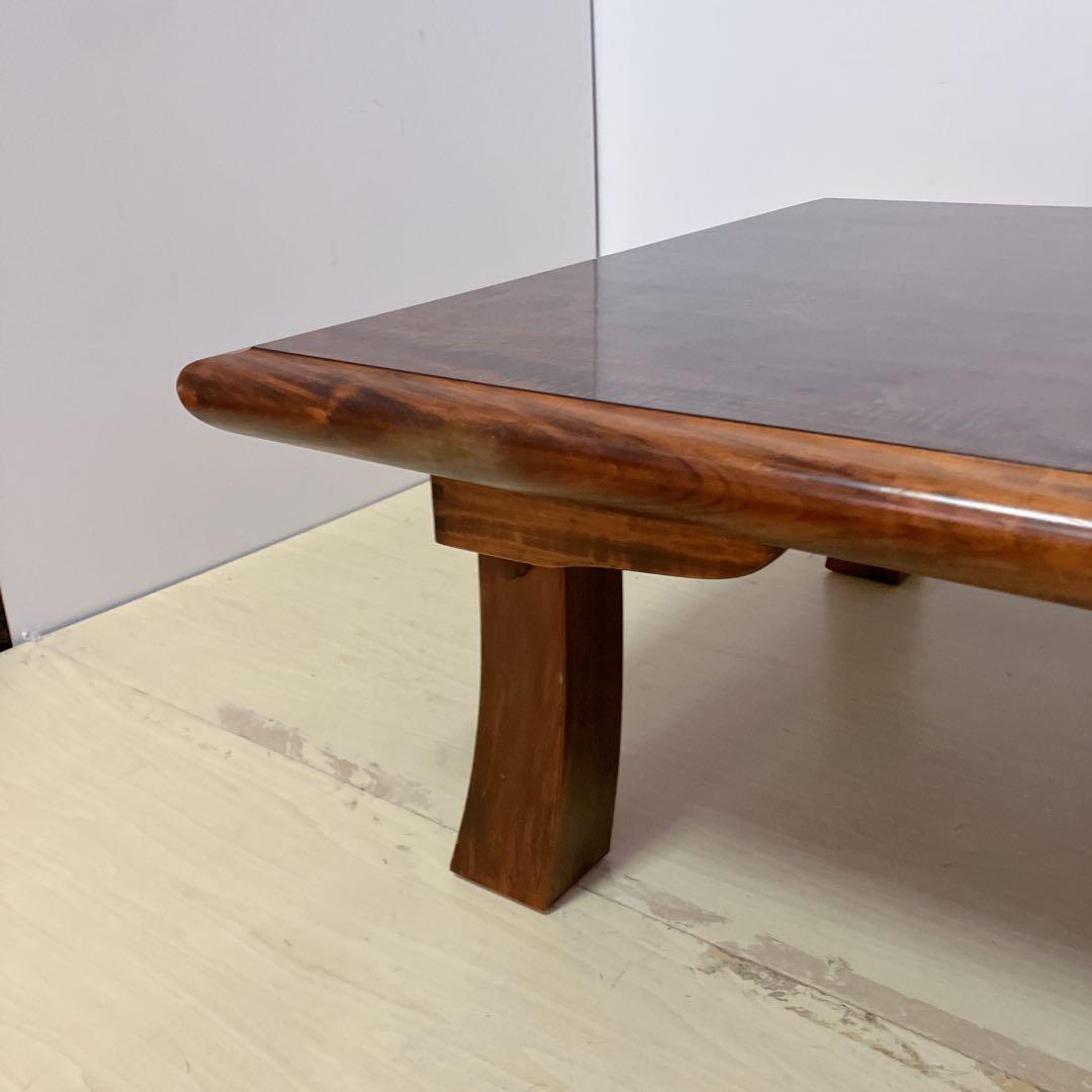 木目調　折りたたみ脚　ダイニングテーブル　ローテーブル　センターテーブル