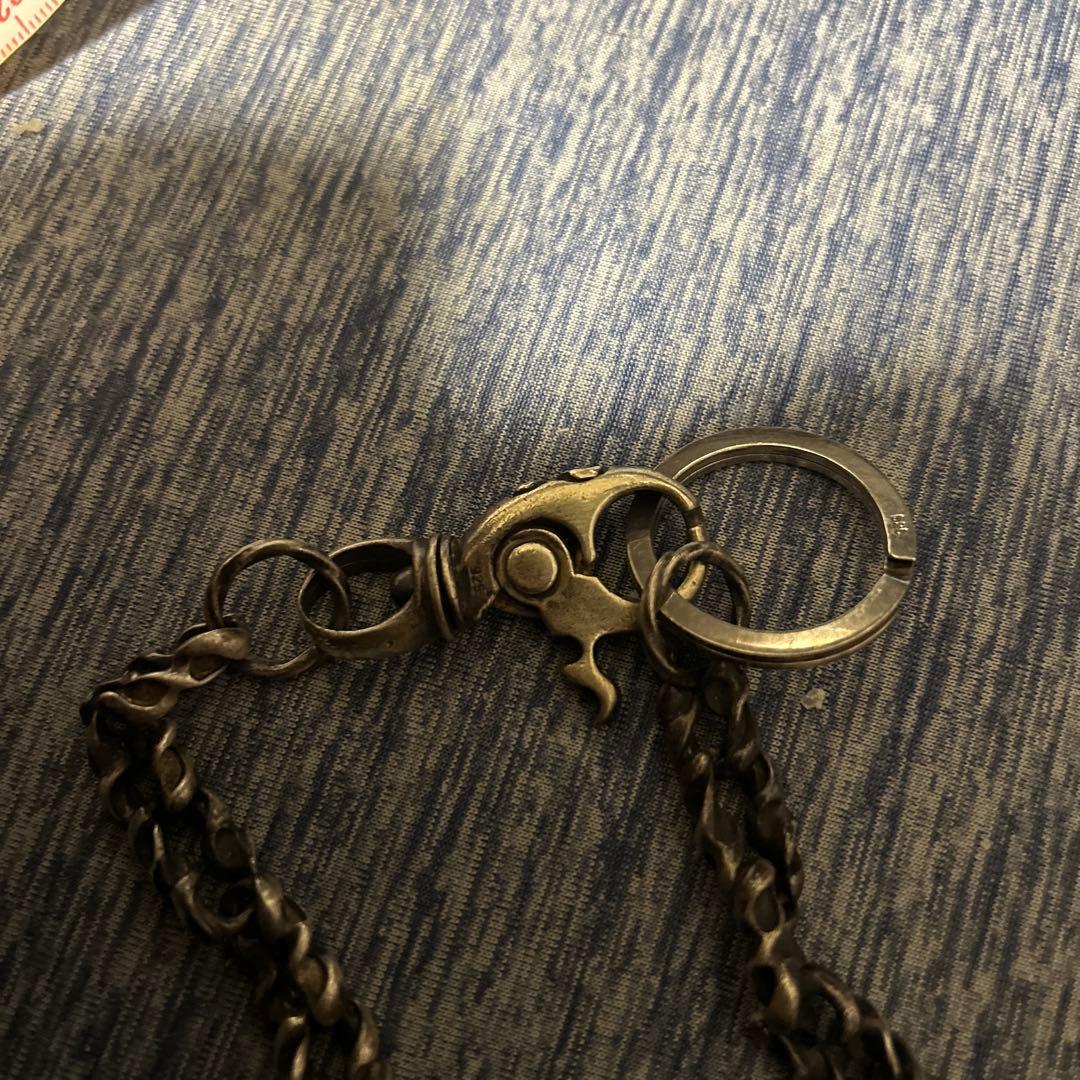 希少！シルバー925 スクリューデザイン　ウォレットチェーン