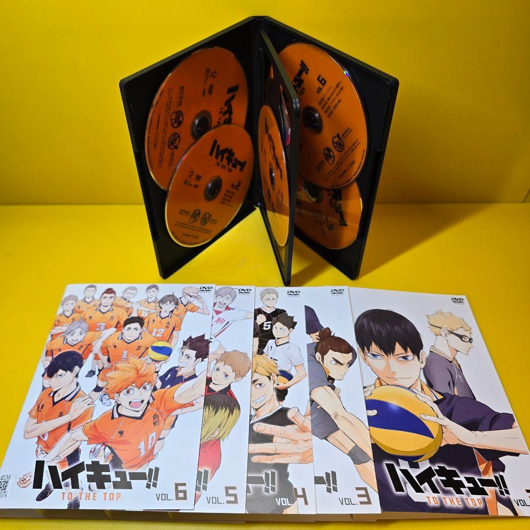 新品ケース交換済　ハイキュー‼︎ 4期 TO THE TOP DVD全6巻セット