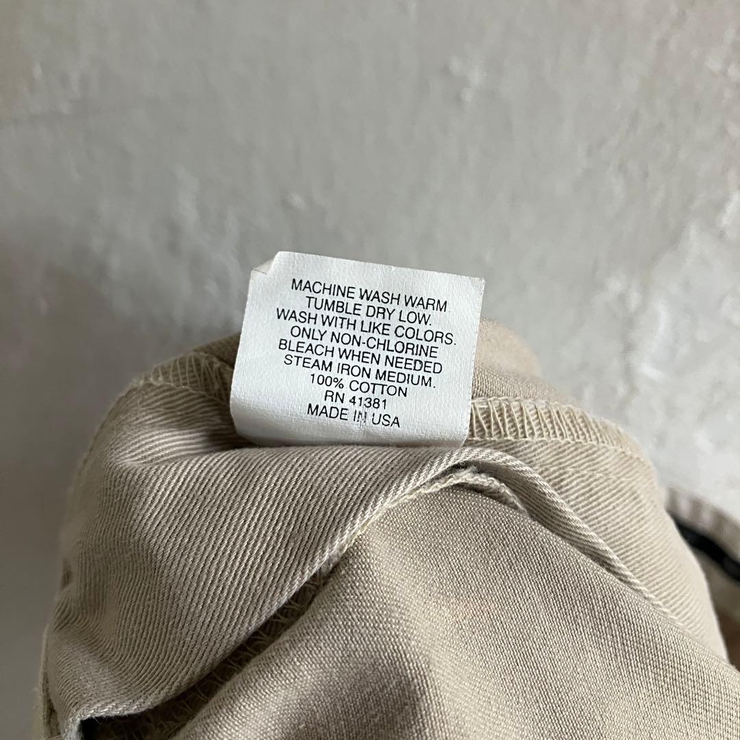 USA製 Ralph Lauren タックチノ チノパン 38