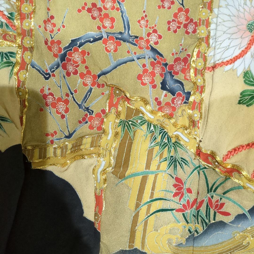 着物　留袖リメイクワンピースセット