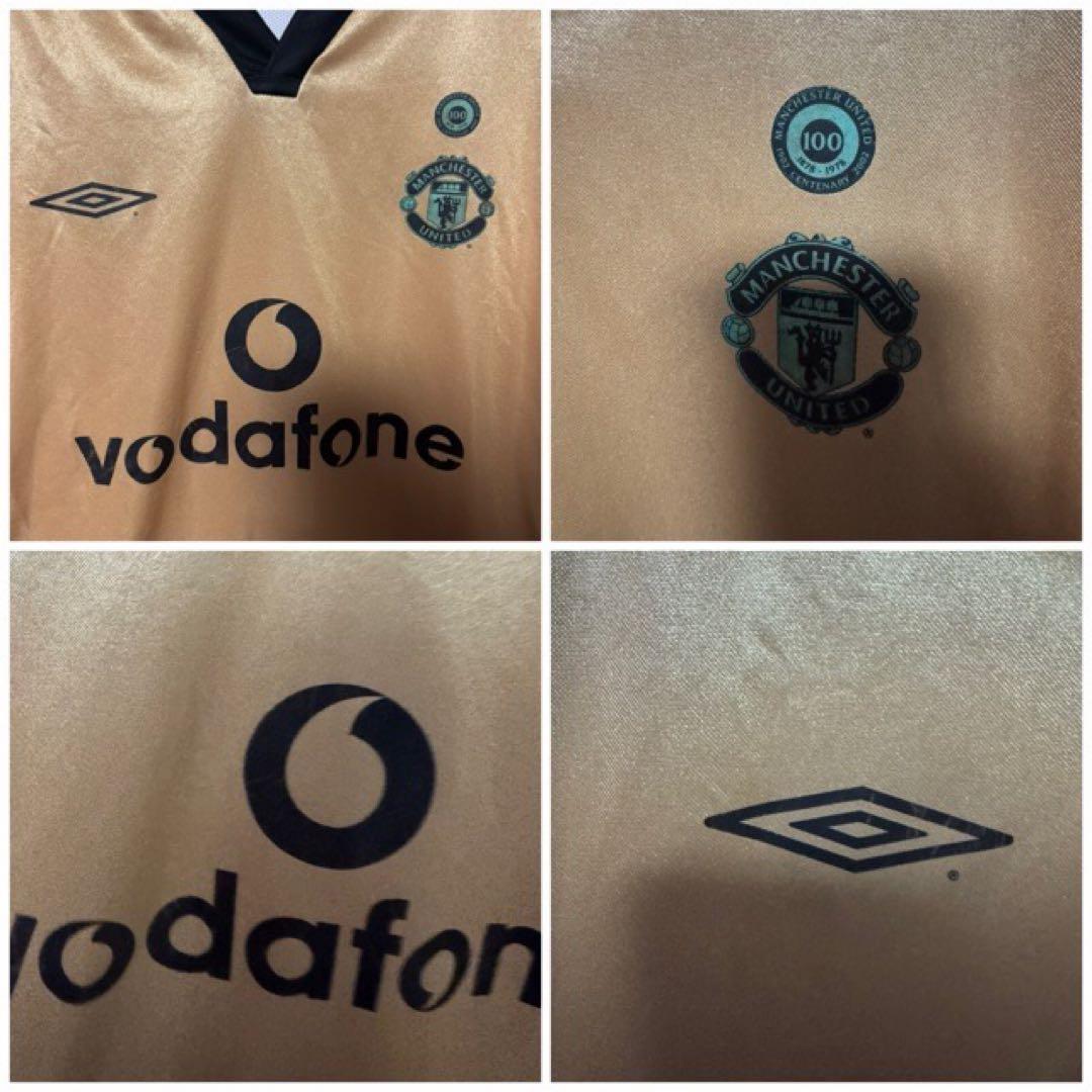 マンチェスターユナイテッド 100周年記念 ユニフォーム XLサイズ UMBRO