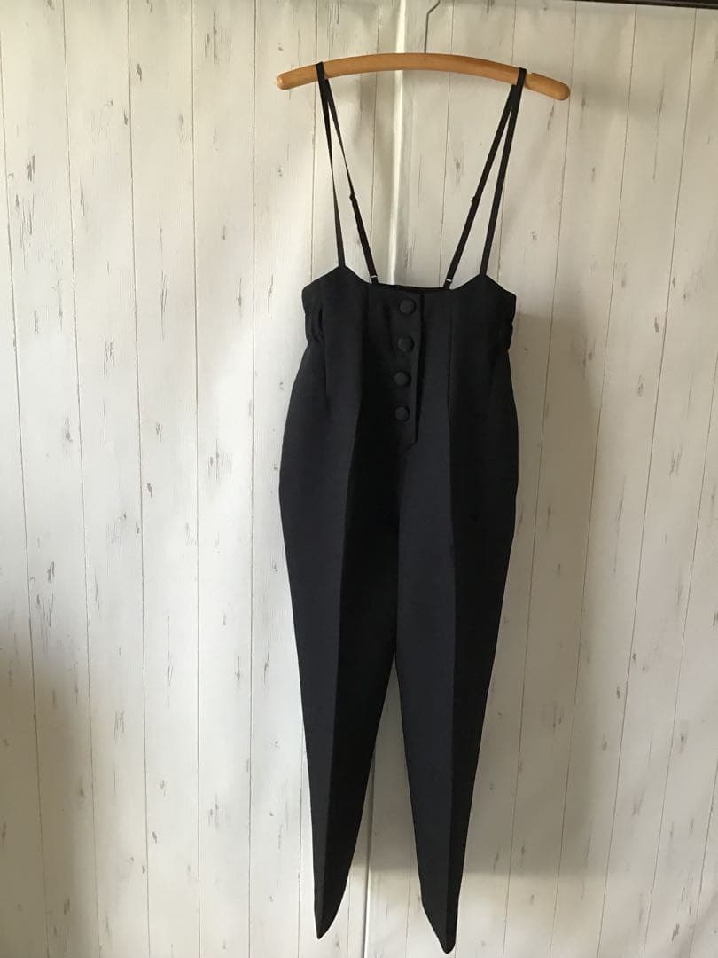 新品☆M'S GRACY エムズグレイシー ブラックキャミサロペット 40