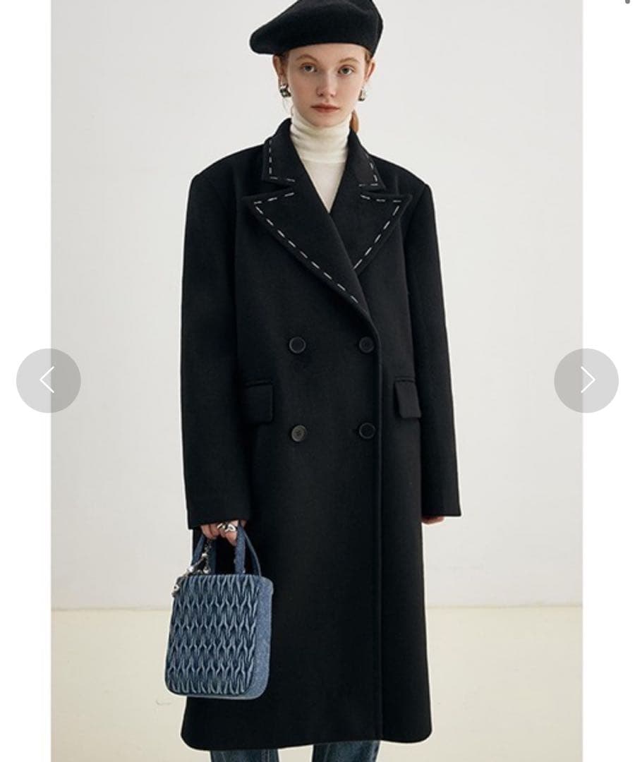 【Fano Studios】オーバーショルダー オーバーサイズチェスターコート