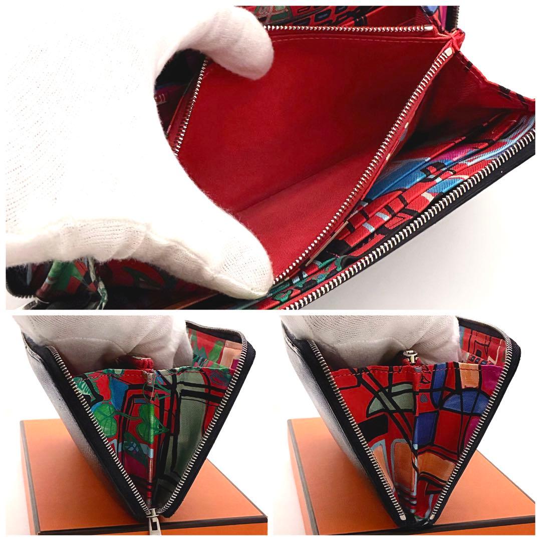 大特価✨赤字の為値下げ不可❣️HERMES長財布★アザップロング★シルク★ブラック