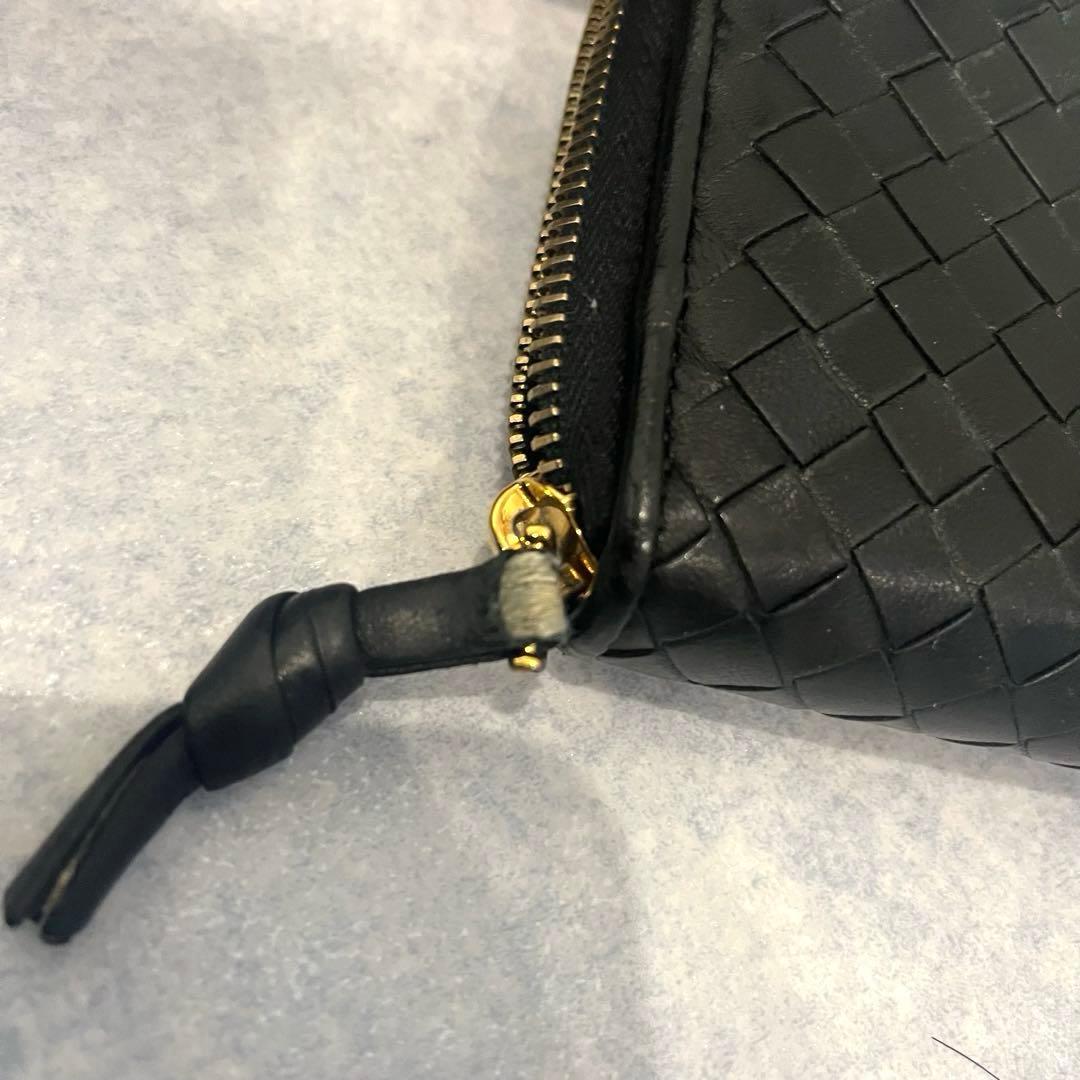 BottegaVeneta ボッテガヴェネタ　長財布　ブラック　イントレチャート