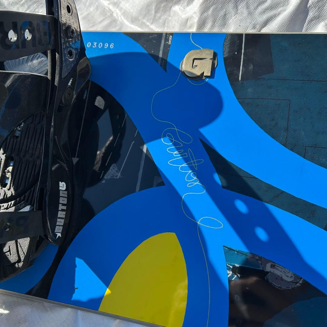 バートン　カスタム　スノーボード 156 黒/青