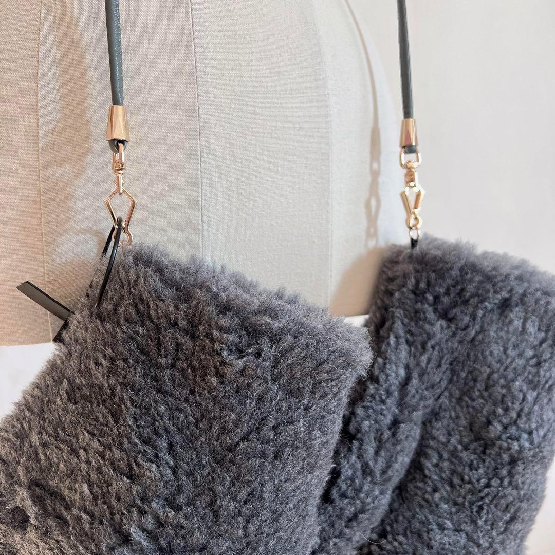 新品未使用 ベアミトン テディベアミトン アルパカ素材 グレー