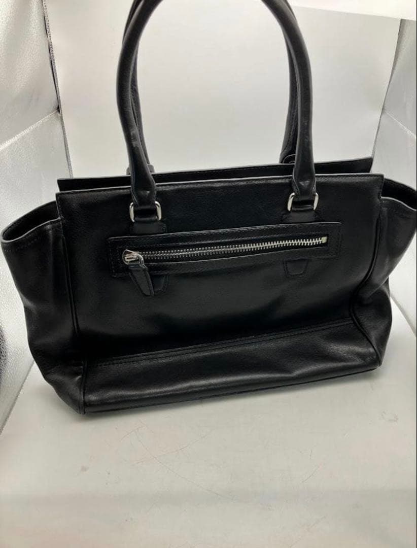 COACH ブラックレザー ハンドバッグ