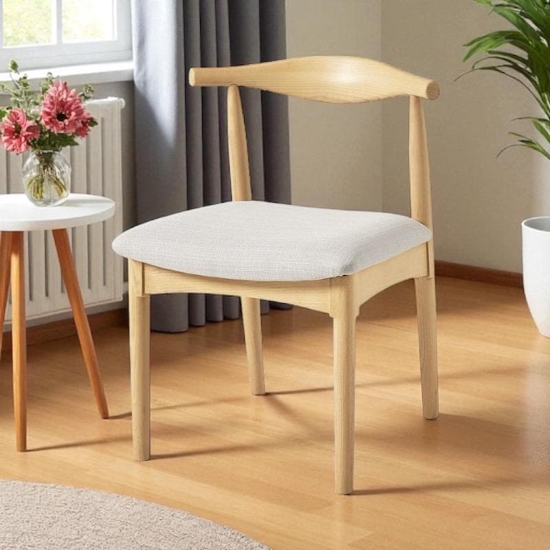 あんじゅ 完成品　ダイニングチェア 曲線の美　２脚セット　曲木加工