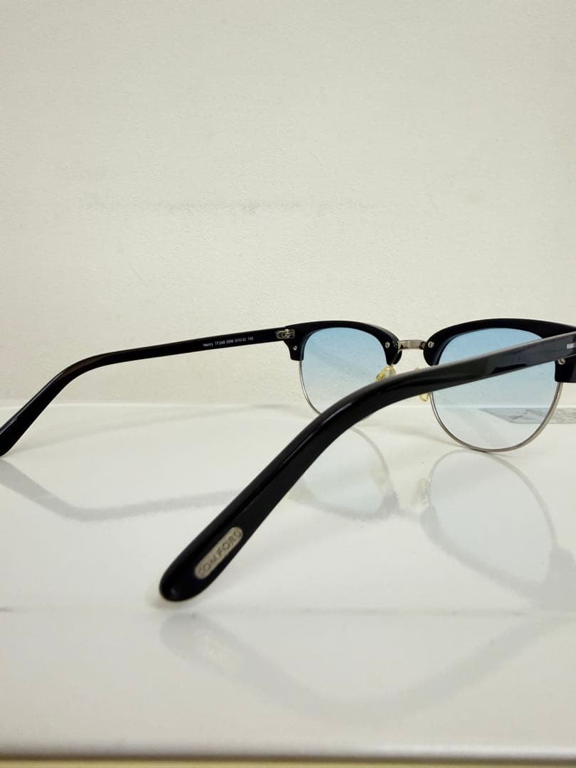 TOM FORD Henry TF248 05Mサーモント ブルーグラデーション