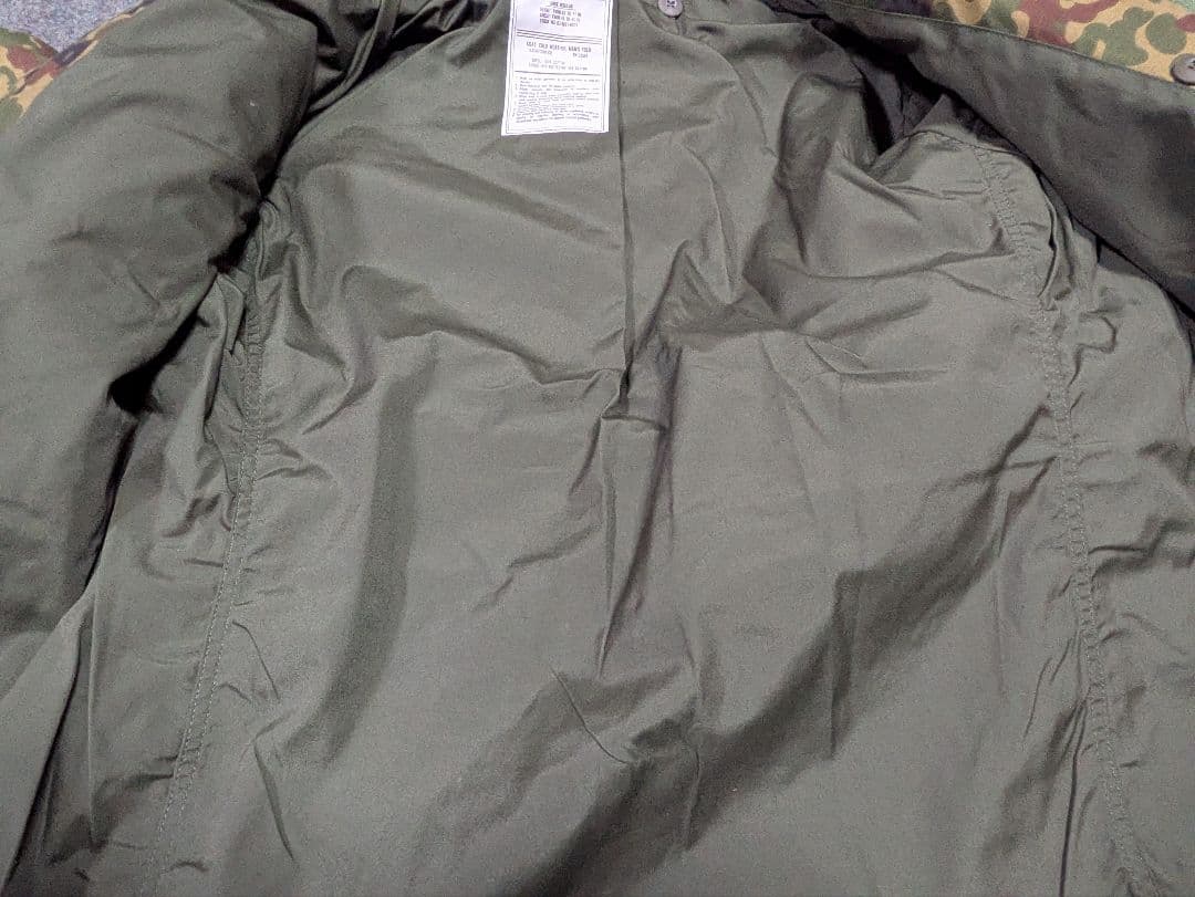 陸上自衛隊　M65フィールドジャケット　2型迷彩秋冬茶系　戦闘外被　防寒