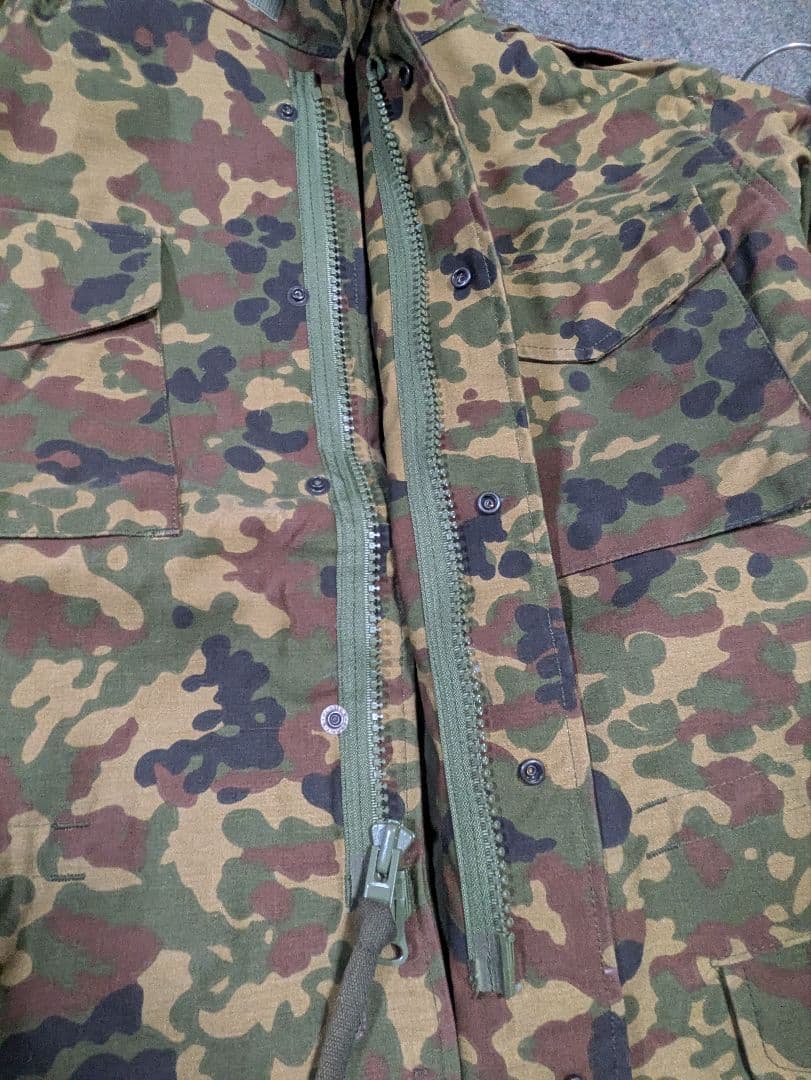 陸上自衛隊　M65フィールドジャケット　2型迷彩秋冬茶系　戦闘外被　防寒