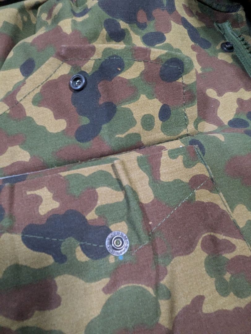 陸上自衛隊　M65フィールドジャケット　2型迷彩秋冬茶系　戦闘外被　防寒