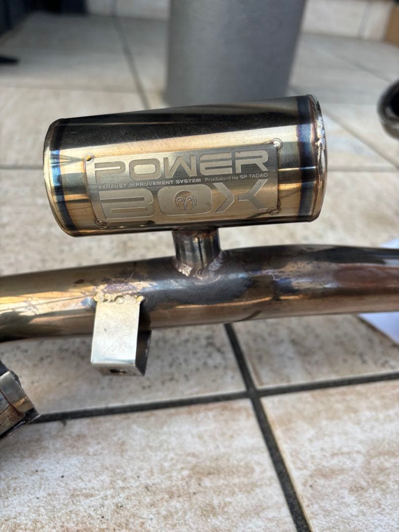 CRF250L（MD38）SP忠男POWER BOX と無限マフラーとその他