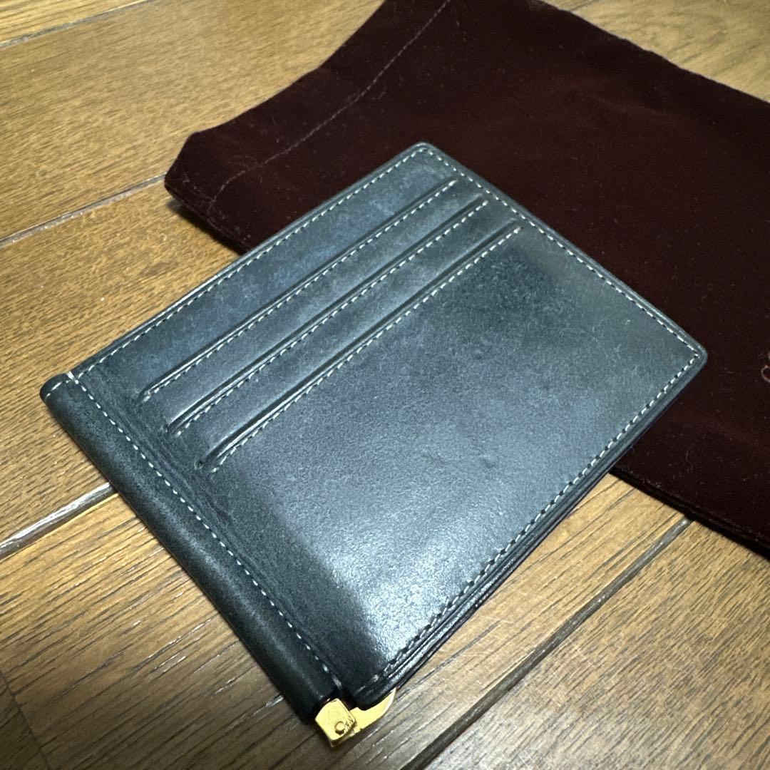 ココマイスター ゴールドマイニングテーブル ウォーターウォッシュ マネークリップ