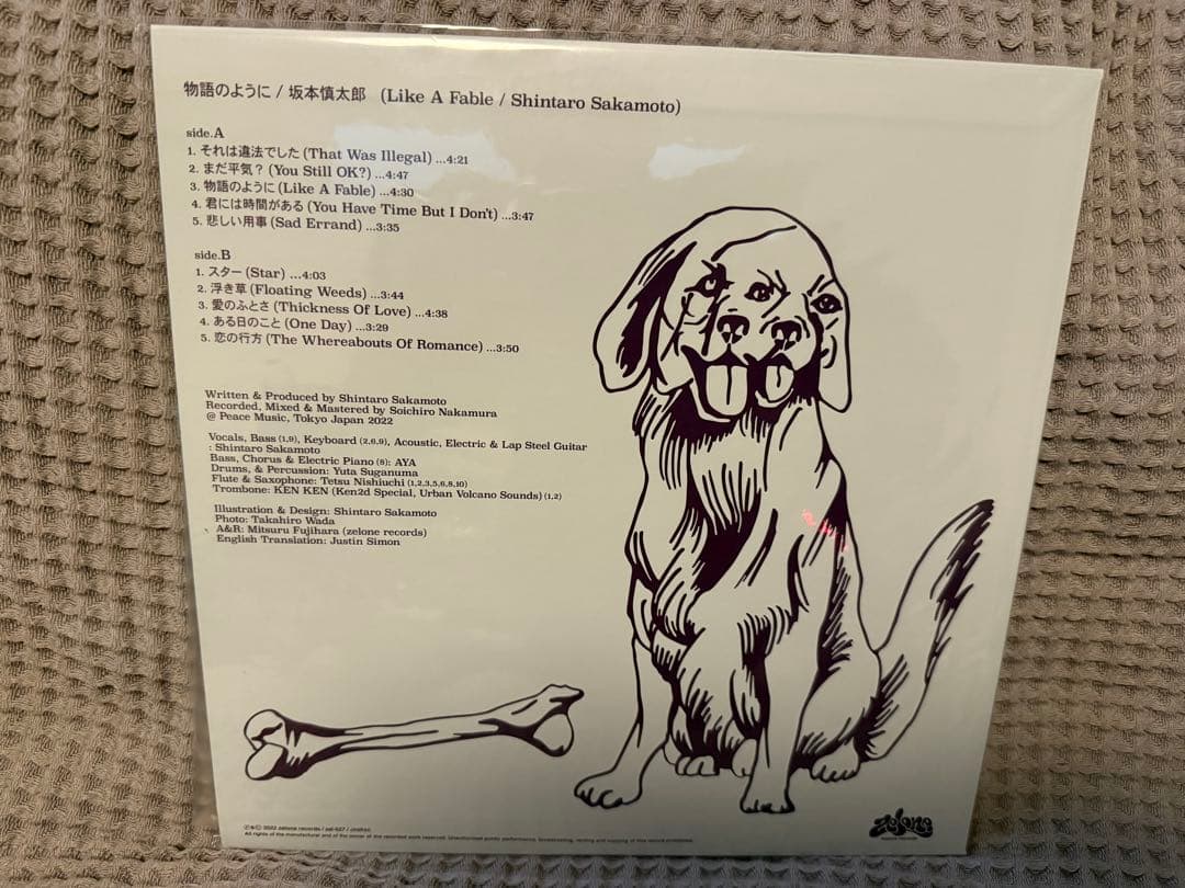 坂本慎太郎　物語のように　アナログレコード