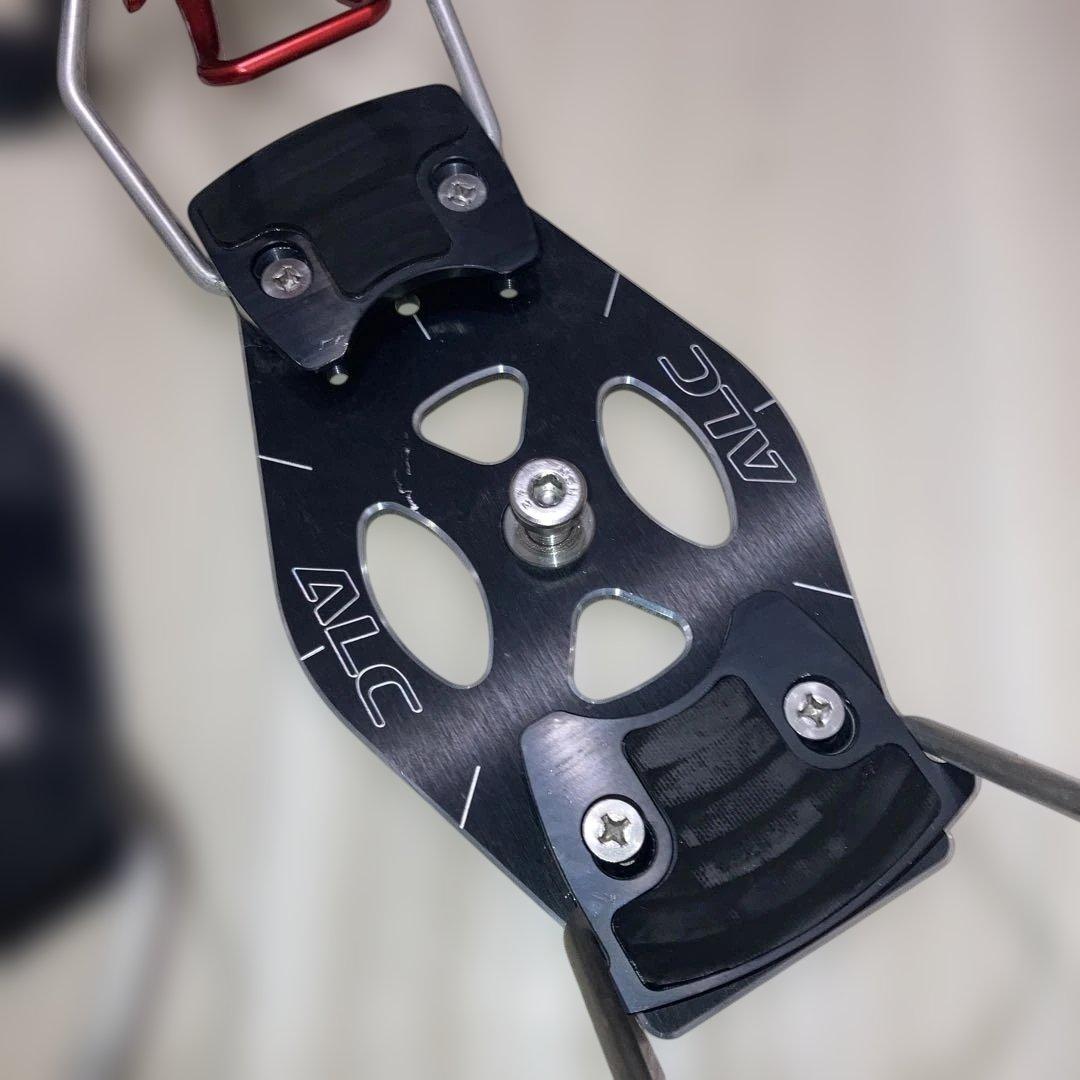 屋台の金魚！ ALC スノーボードビンディング Mサイズ 黒/赤