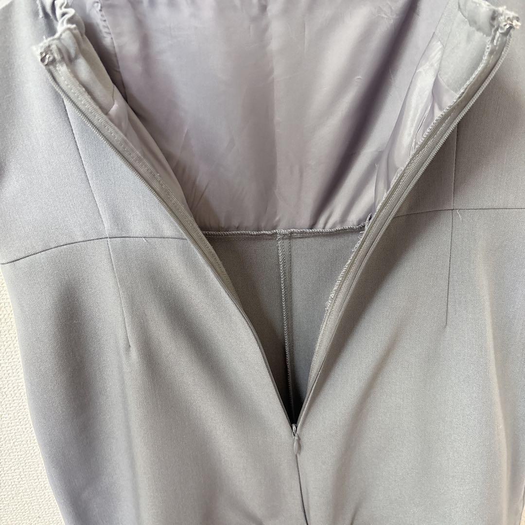 LEPSIM 【F】グレー サロペット　チュール　オケージョン　結婚式　ドレス