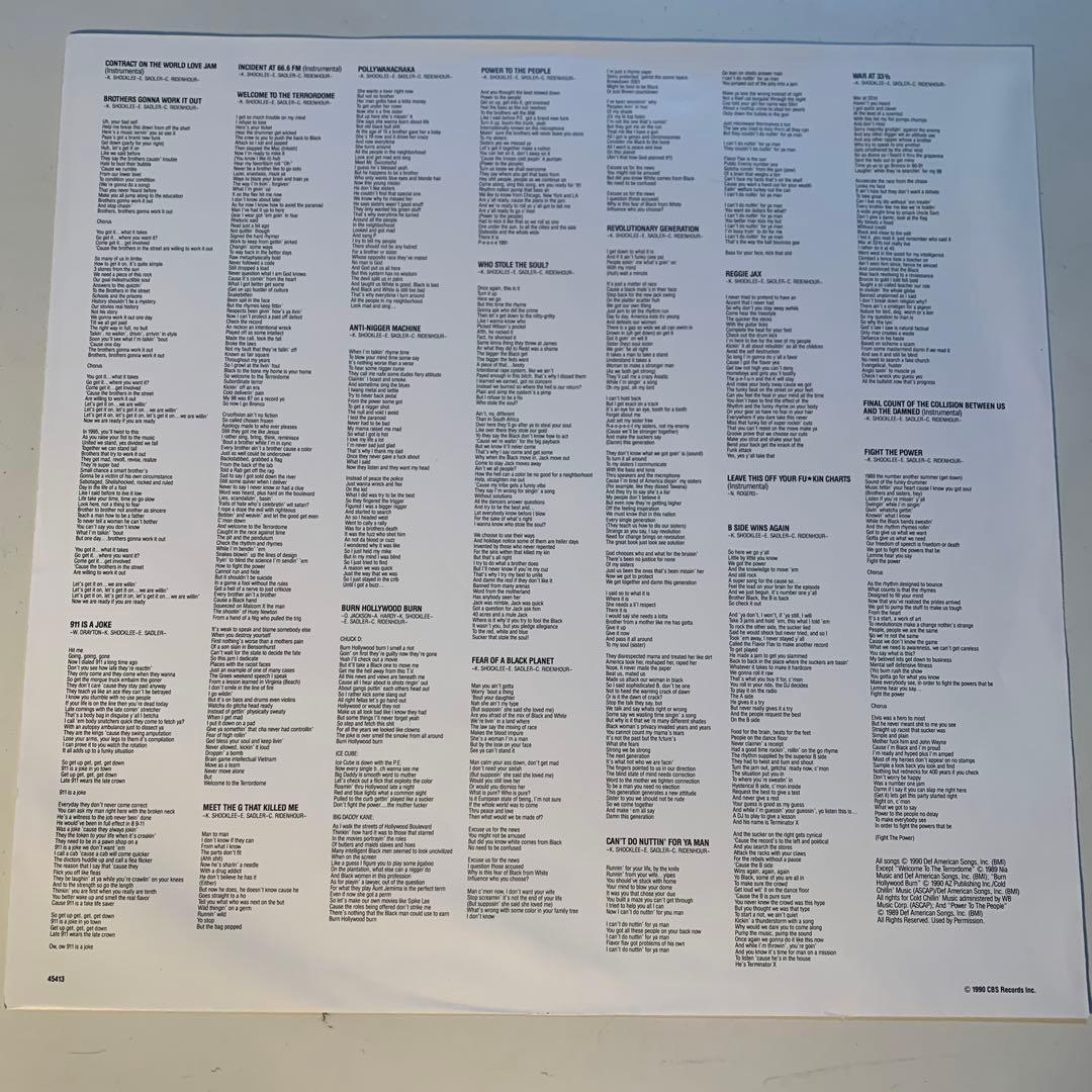 Public Enemy – Fear Of A Black Planet LP