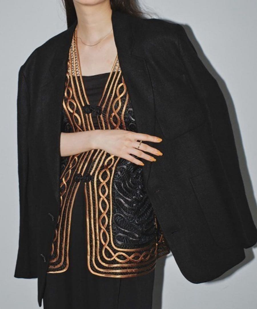 ジャケット・アウター todayful Boyfriend Linen Jacket