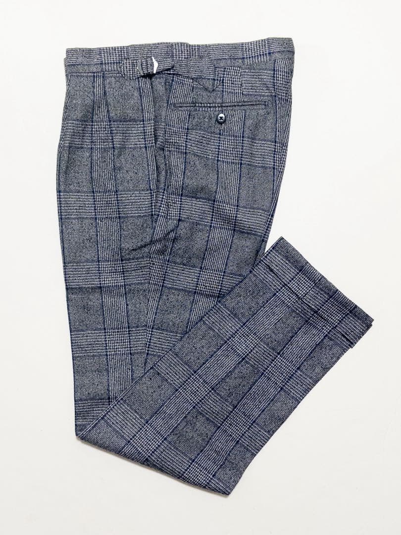 ビームスエフ 2プリーツ サイドアジャスター スーツ 44 秋冬 グレー