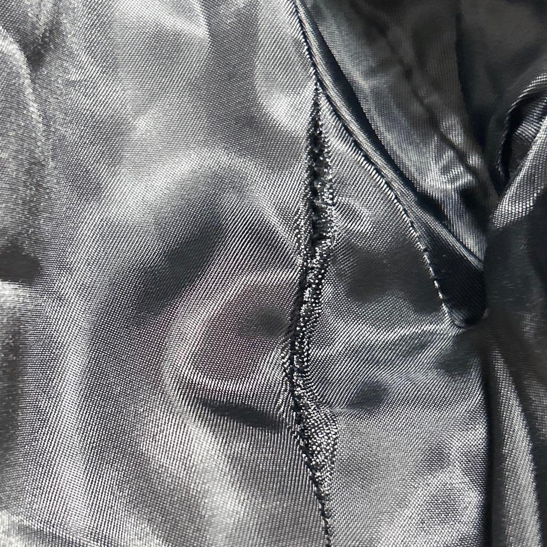 【PPFM】ナポレオンジャケット(M)フード・ラクーンファー付　黒　ウールコート