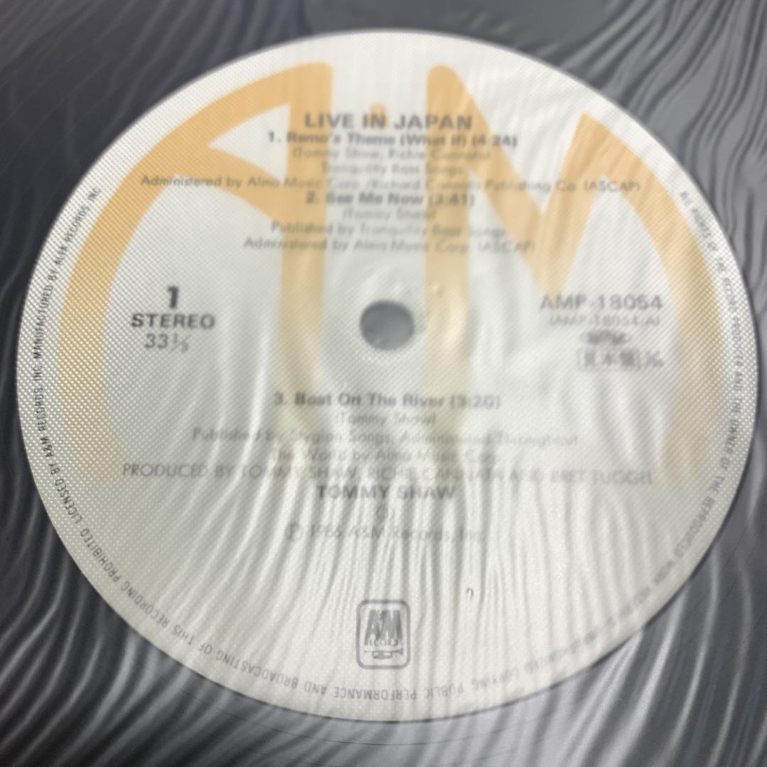 見本版　サンプル版  Shaw トミー・ショウ　ライヴ・イン・ジャパン