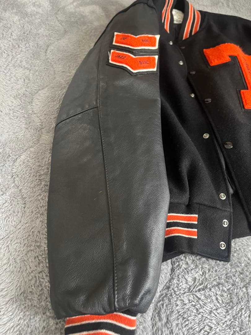 90's/90年代/DeLONG/デロング/スタジャン/黒