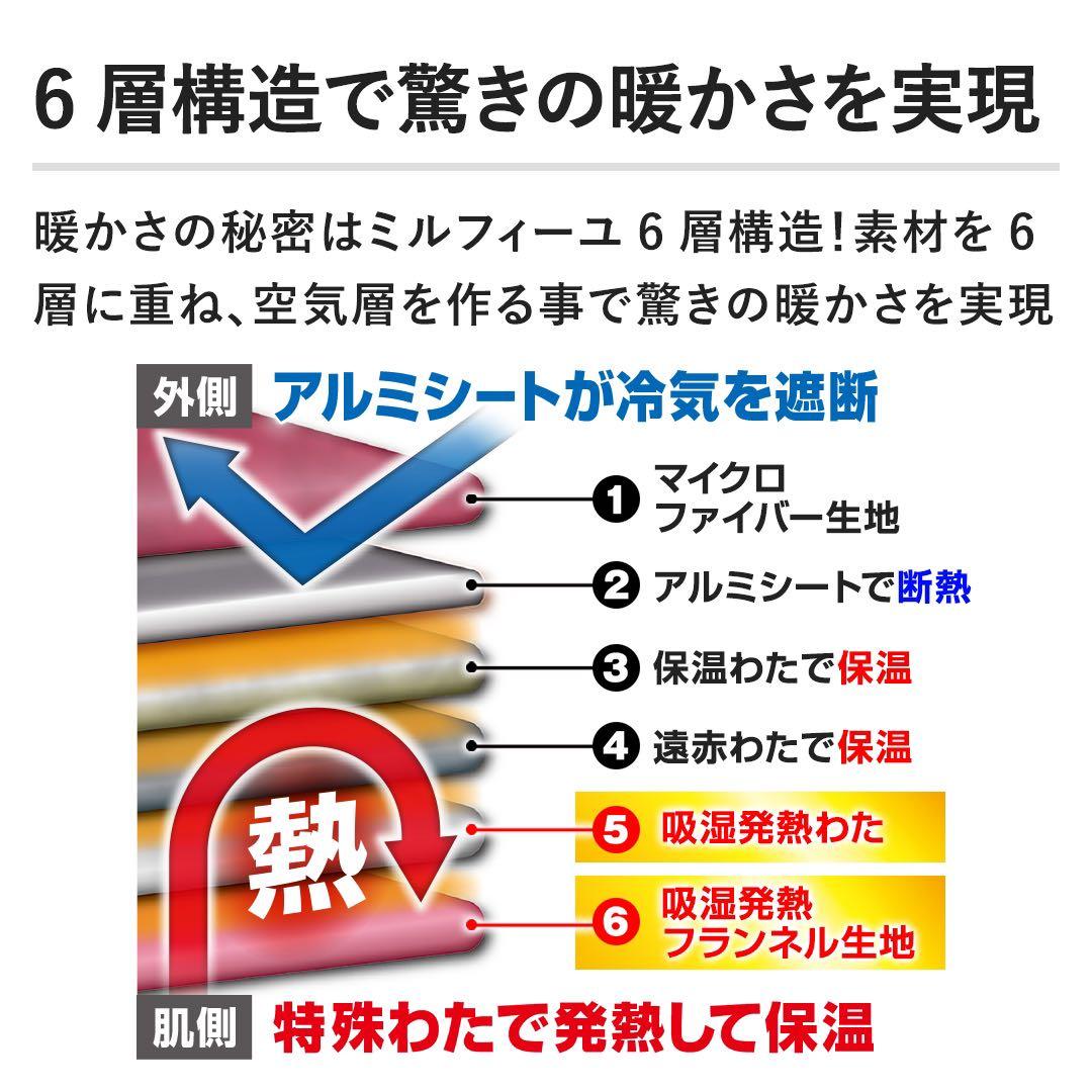 新品未開封 モリリン あったか6層毛布プレミアム ブルー シングル ①