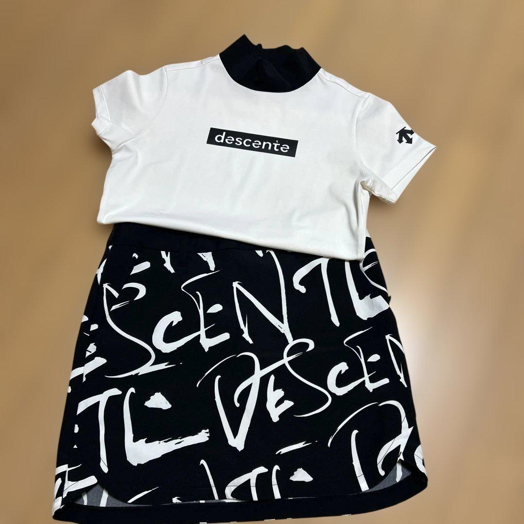 デサントゴルフ☆スカート＆モックネックシャツのセット