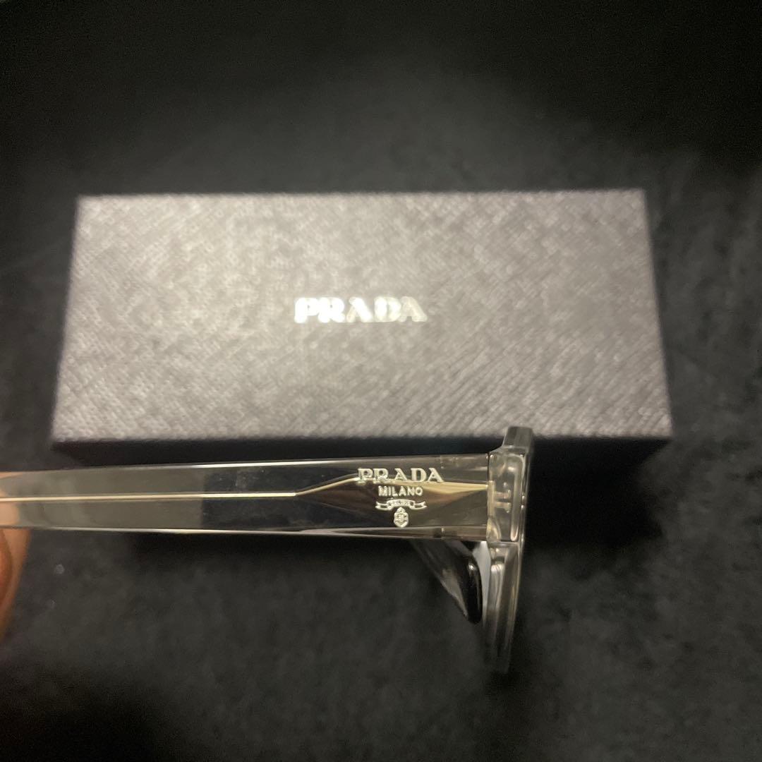 【早い者勝ち】希少カラー　クリア PRADA プラダ スクエアサングラス　y2k