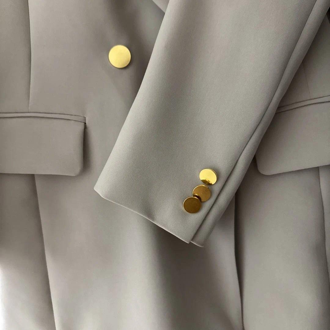 K*様 ラブティックボンボン　メタル釦ダブルジャケット