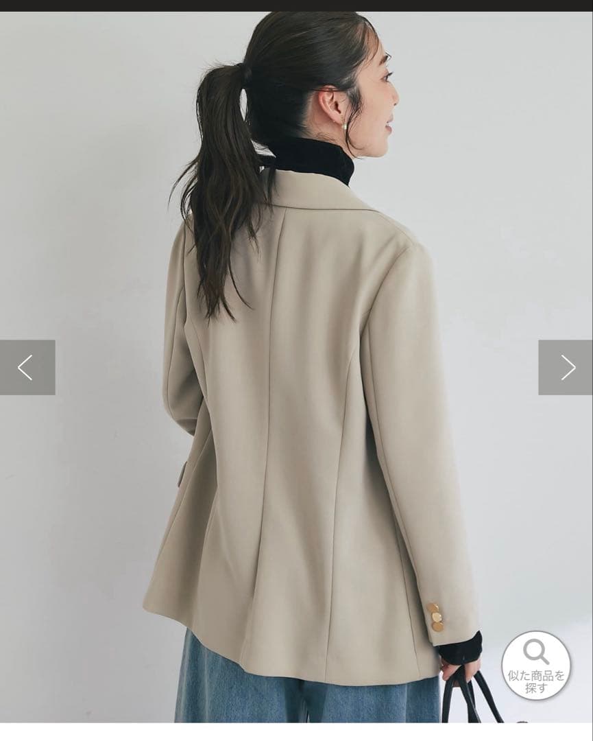 K*様 ラブティックボンボン　メタル釦ダブルジャケット