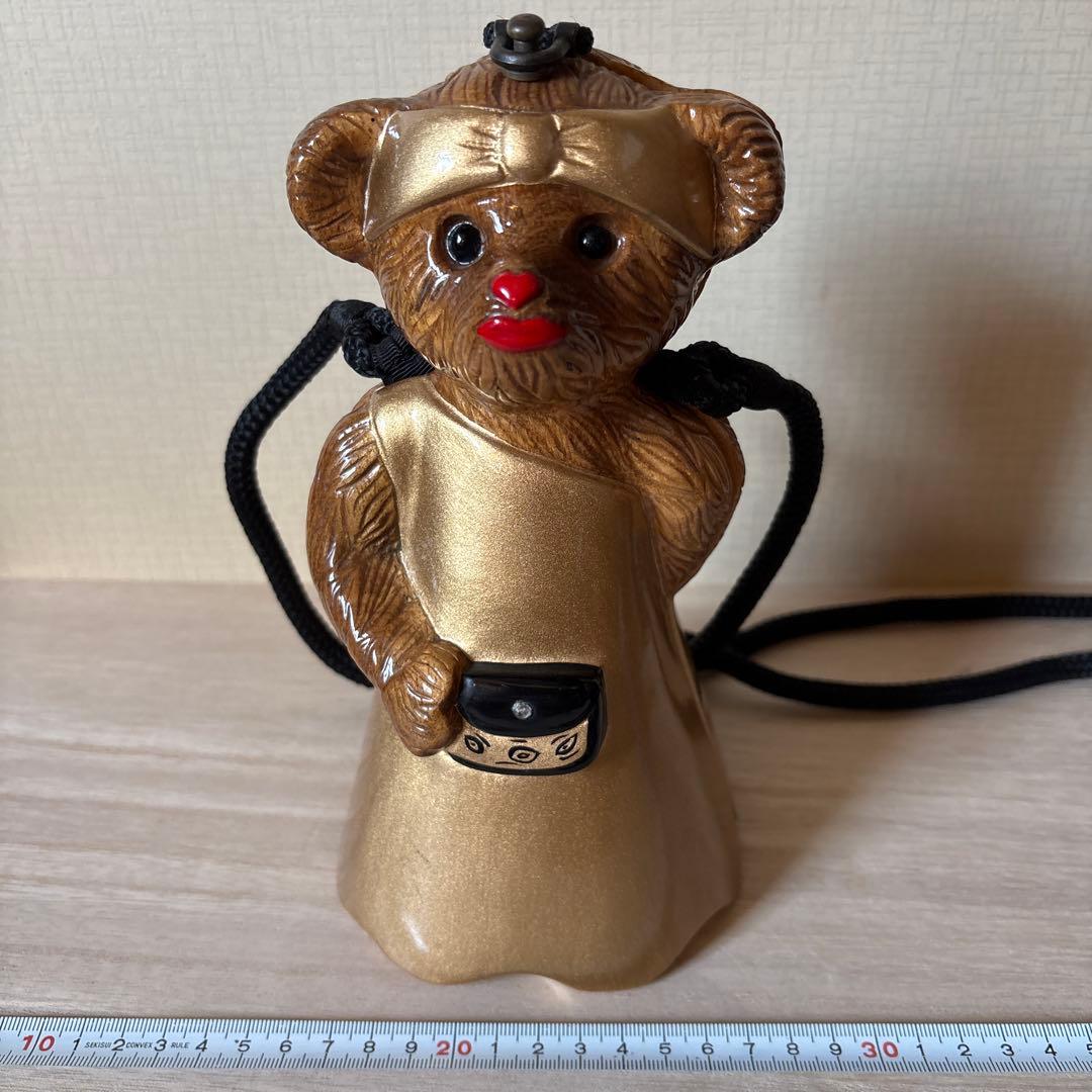 ティミーウッズ　木製　熊夫人のショルダーバッグ　ヴィンテージ　パーティバック