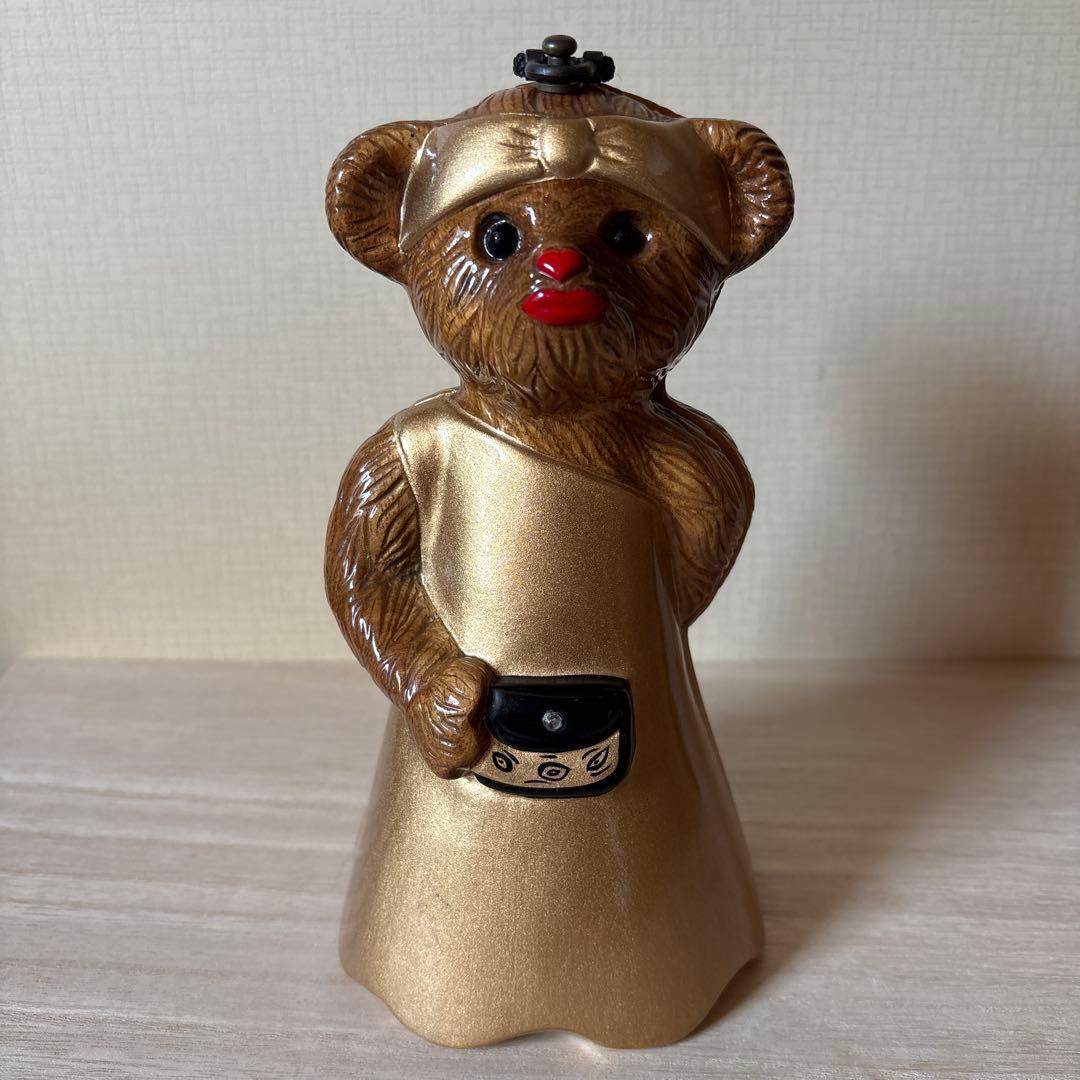 ティミーウッズ　木製　熊夫人のショルダーバッグ　ヴィンテージ　パーティバック