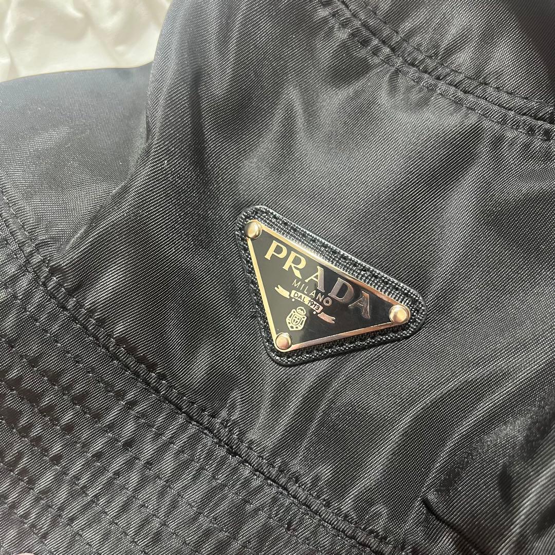 PRADA ブラック ナイロンバケットハット Mサイズ　新品