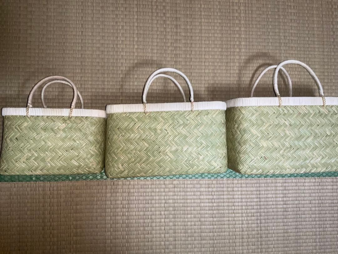 鳥越竹細工　市場かご　新品　大中小サイズ3点セット　最後