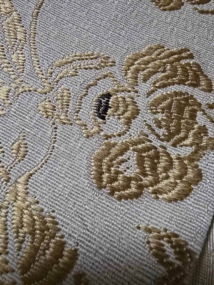 2/4まで!sale再ゝ値下げしました。控えめな金糸使用、 長尺 名古屋帯