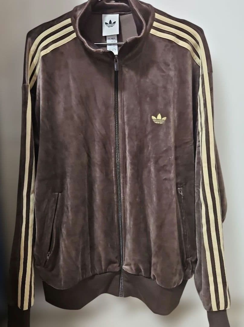 adidas originalsファイヤーバードベロアトラックトップ