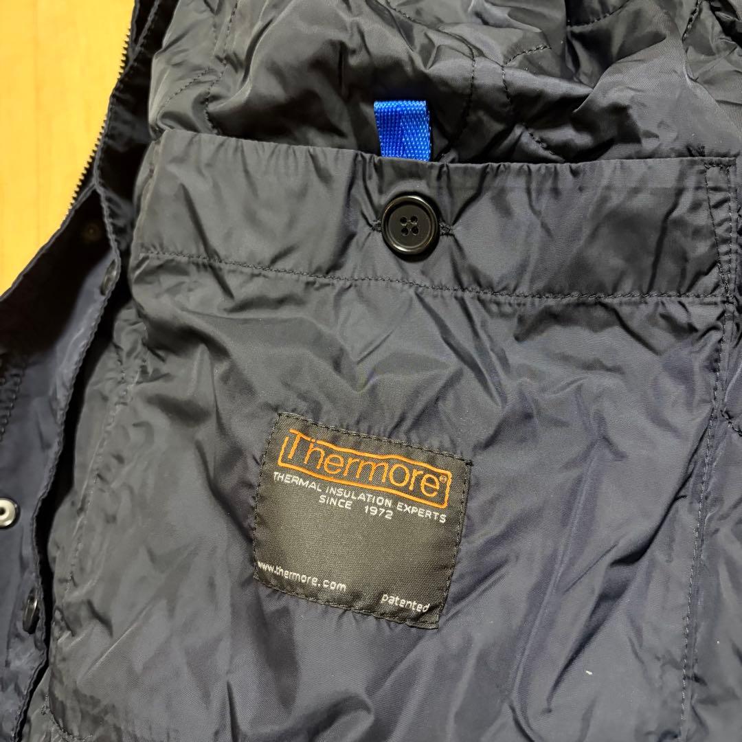 アスペジ ASPESI M-65ジャケットthemore ライナー付 Sネイビー