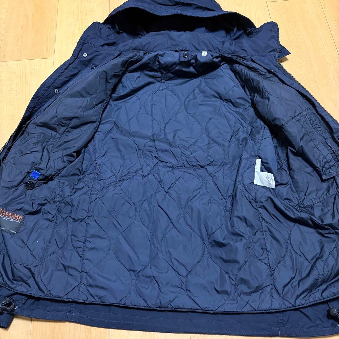 アスペジ ASPESI M-65ジャケットthemore ライナー付 Sネイビー