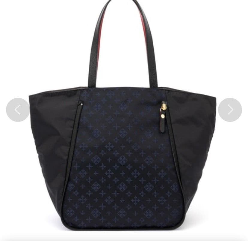 未使用品♡ラシット KAIKA トートバッグ♡モノグラム ナイロン ネイビー