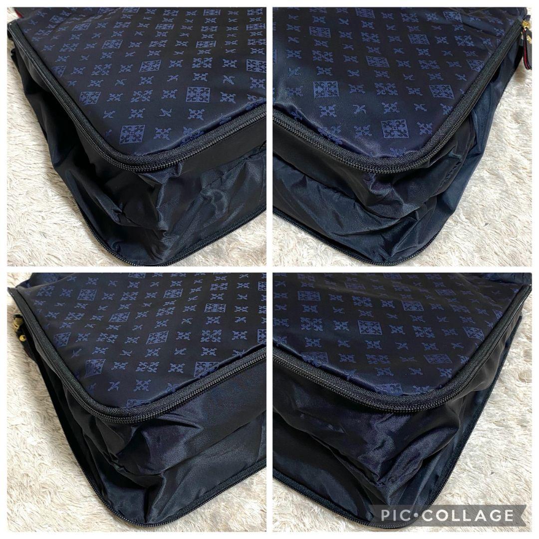 未使用品♡ラシット KAIKA トートバッグ♡モノグラム ナイロン ネイビー